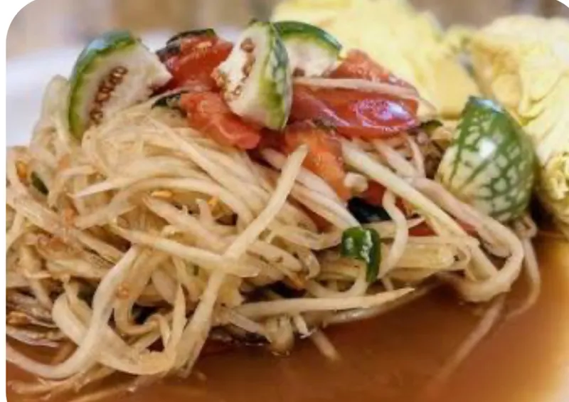 033E: Papaya Salad | Som Tum Poo Plara