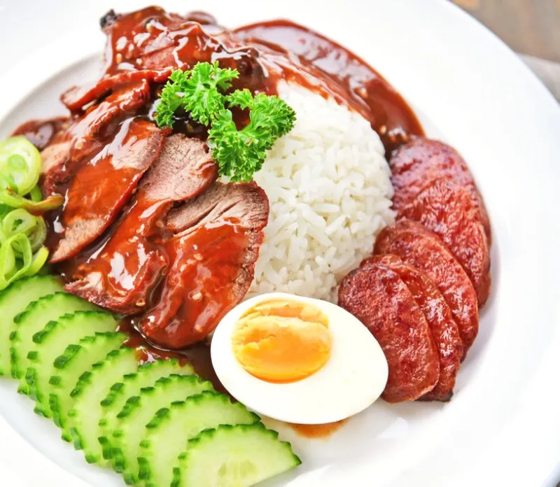 071. Kao Moo Dang Rice