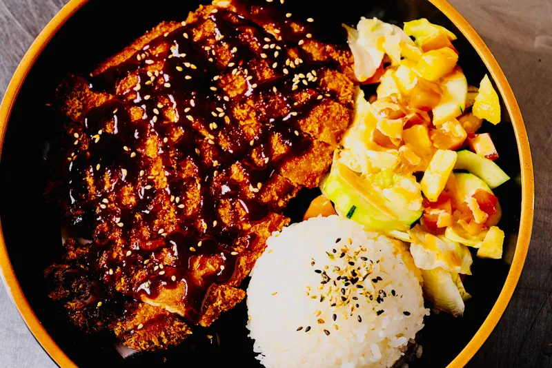 Chicken katsu combo bento