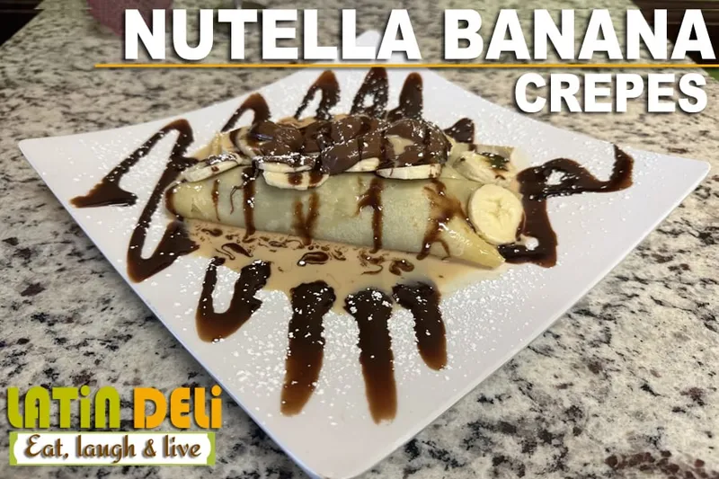 Nutella Hazelnut & Bananas Crepes