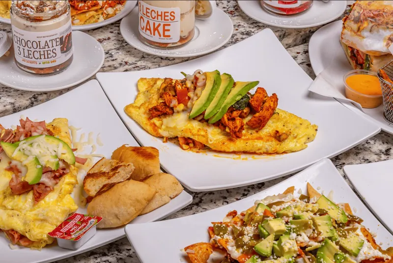 Tres Cheese Omelette & Avocado