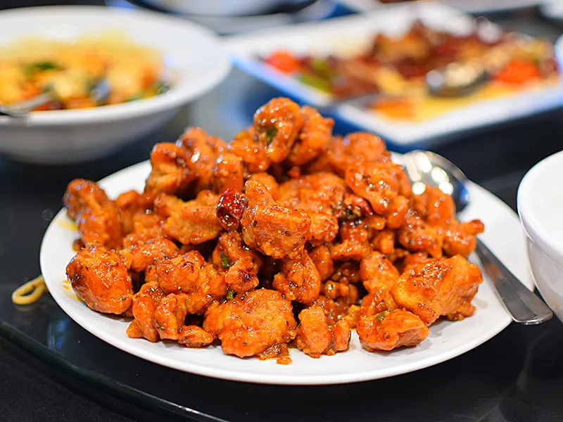 三角鸡丁 Three Chili Chicken