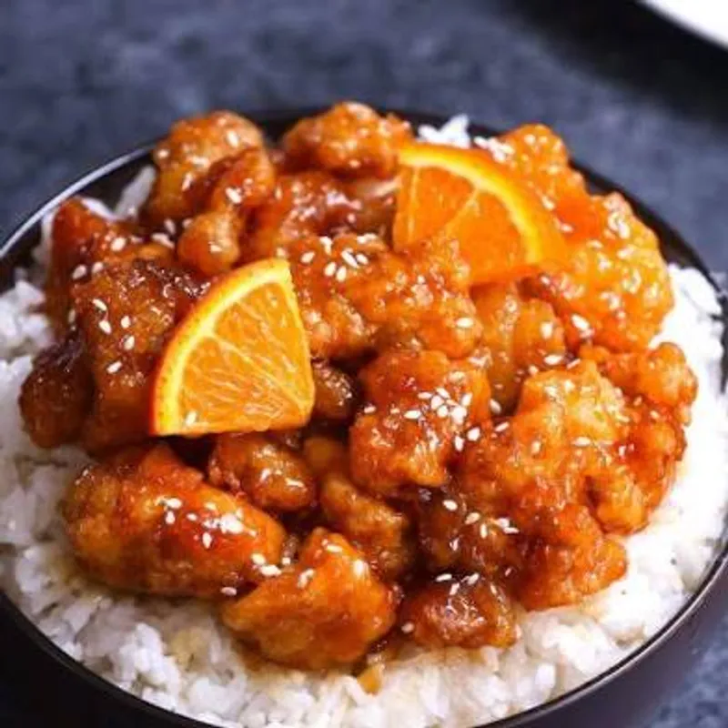111. Orange Sesame Chicken