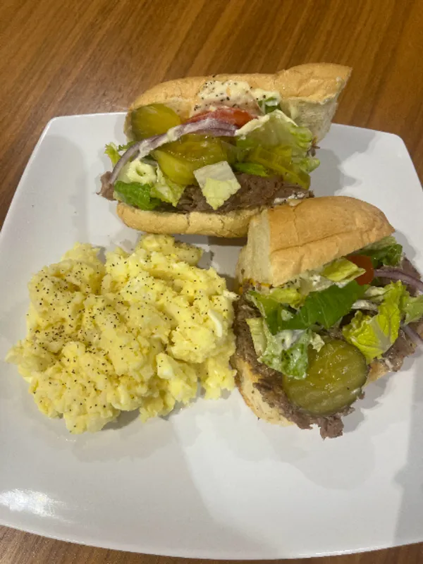 7" Cheese Burger Sub