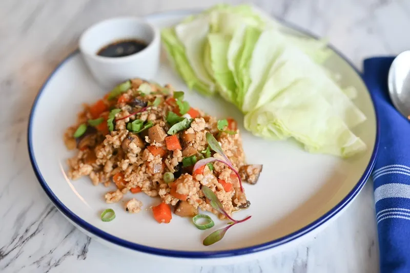 Thai Chicken Lettuce Wraps