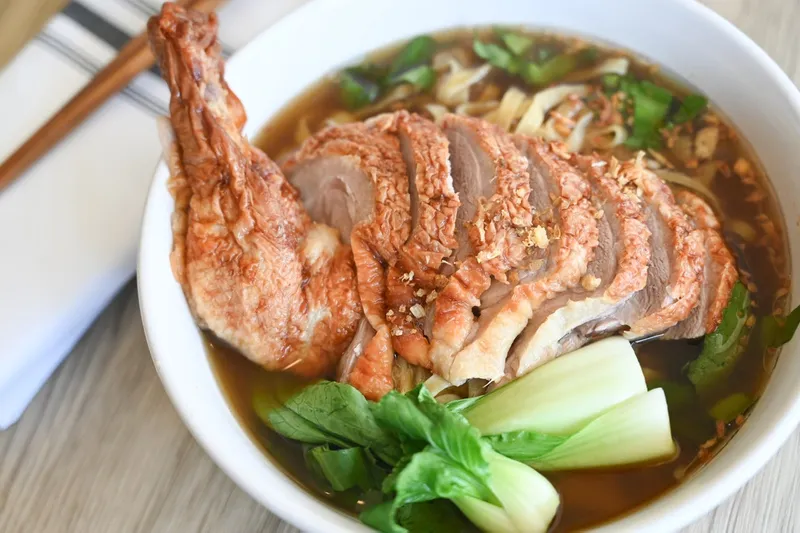 Roasted Duck Noodle Bowl