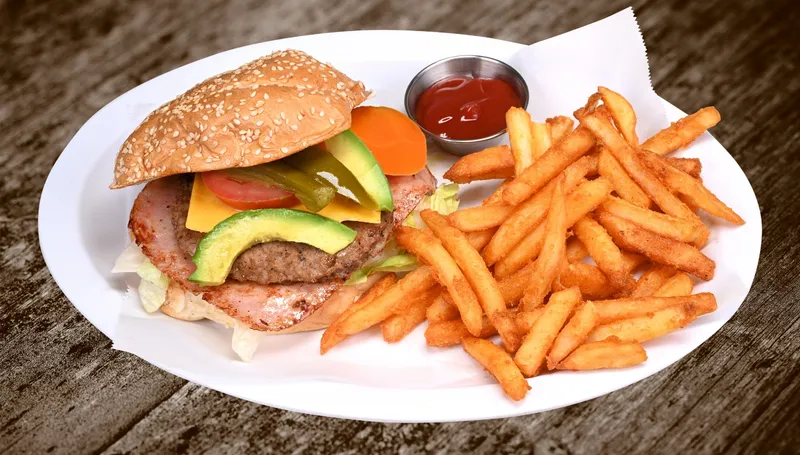 Hamburguesa Con Papas