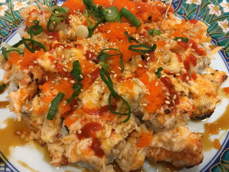 Spicy Tuna Volcano Roll