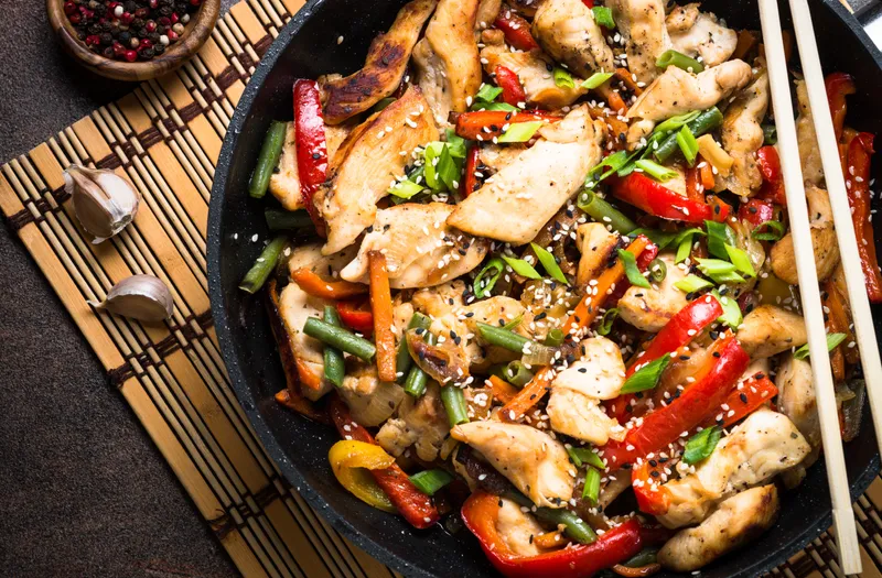 Stir Fried Chicken With Vegetables
