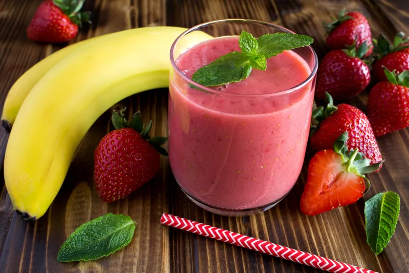Banana Srawberry Smooothie