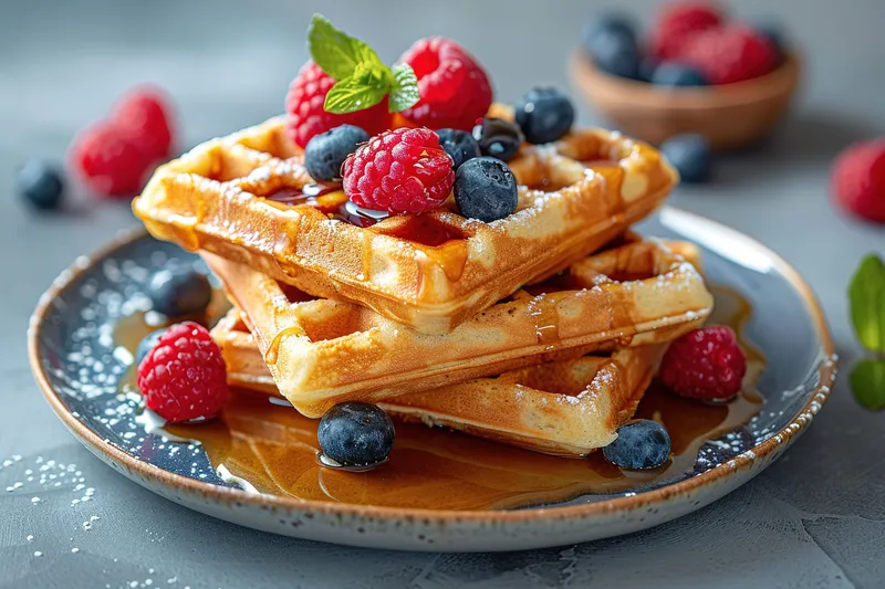 3 Waffle Mega Tea Combo