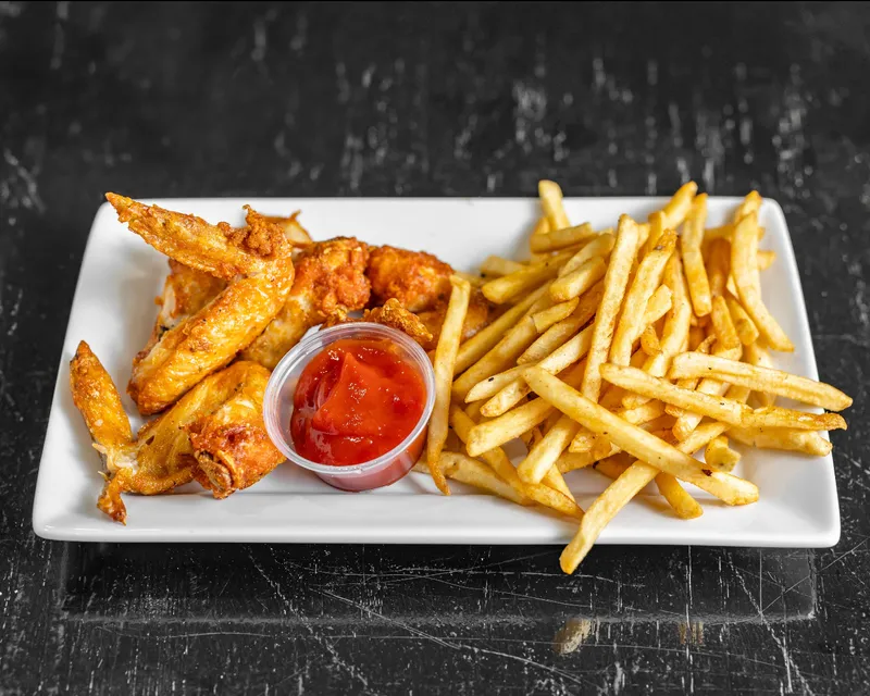 Fried Chicken and French Fries