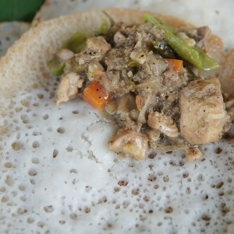 Appam (3)+Mutton Curry