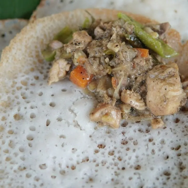 Appam (3)+Chicken Stew
