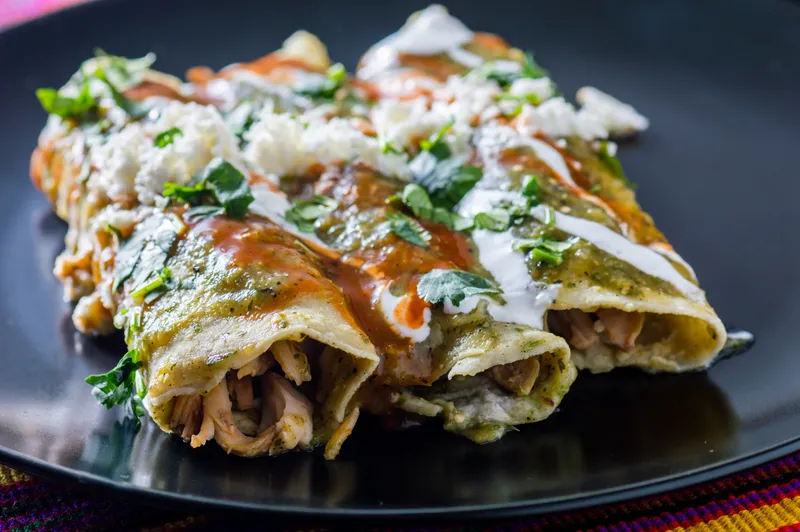 Enchiladas Verdes