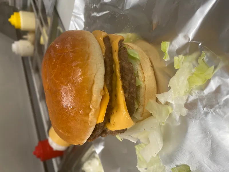 DBL Cheeseburger & fries