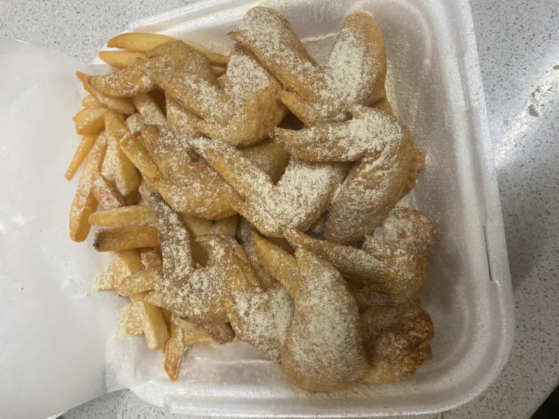 10  whole Wings With Fries