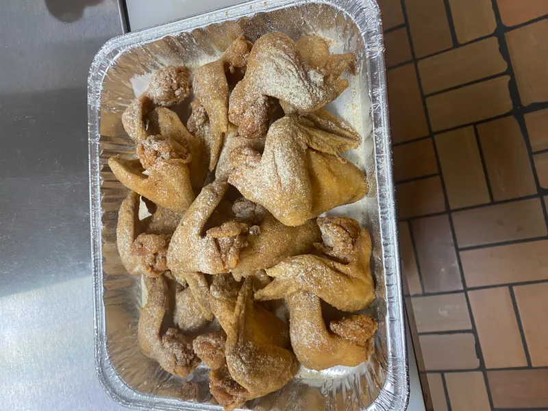 20 Wings With Large Fries