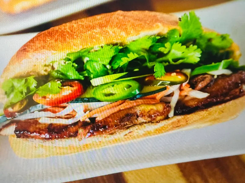 Banh Mi Thit Nuong (Grilled Pork Sandwich)