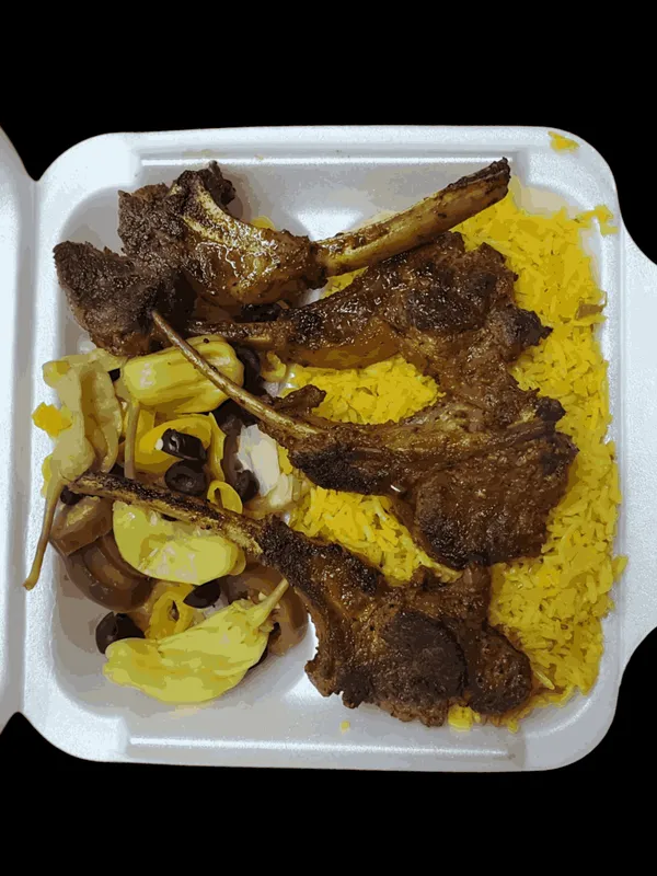 11. Lamb Chops with Rice