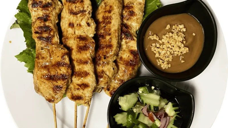 Chicken satay (4)