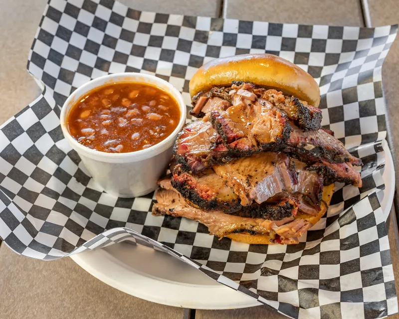Greedy Gus Brisket Sandwich & 1 side