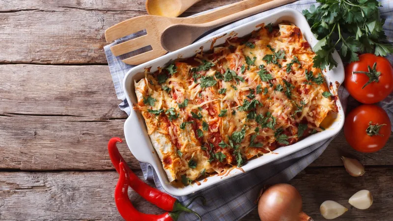 Plate #01 Enchiladas