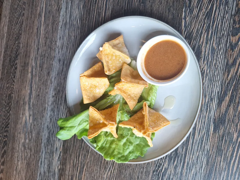 Hot Honey Cream Cheese Wonton