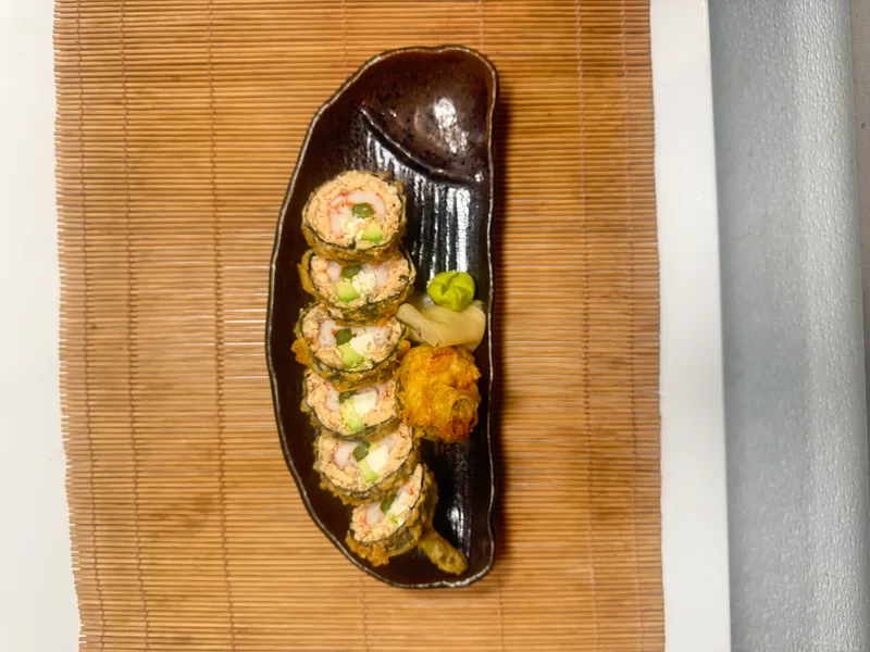 Salmon Crunch Roll (No Rice )