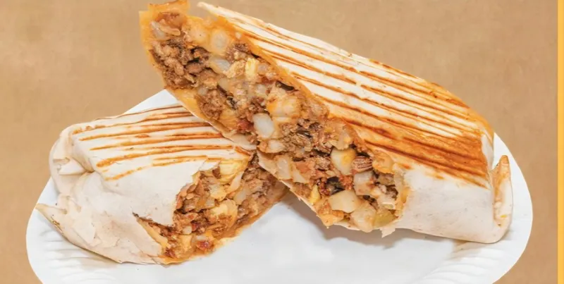 #21 California Burrito Fries, Asada, Guacamole & Cheese