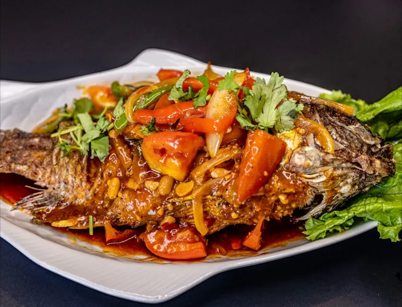 Fried Whole Tilapia