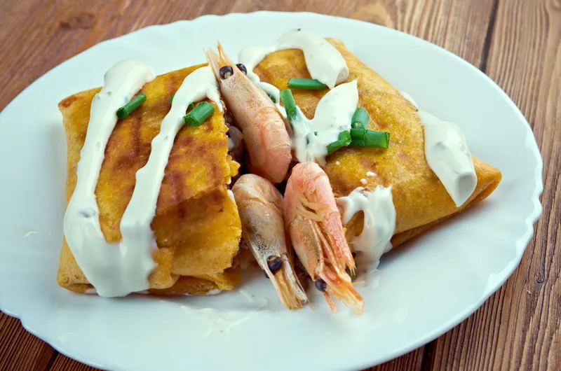 Seafood Chimichanga