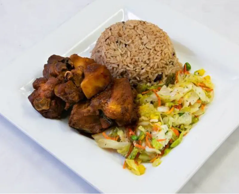 Lunch Special Brown Stew Chicken