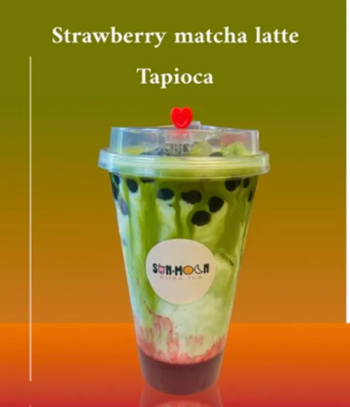 Strawberry Matcha Latte