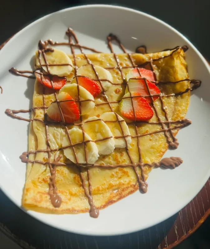 Strawberry Banana Nutella Crepes