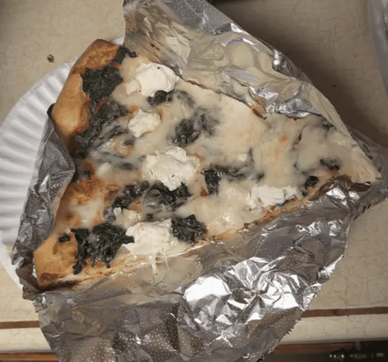 Spinach Florentine Pizza Slice