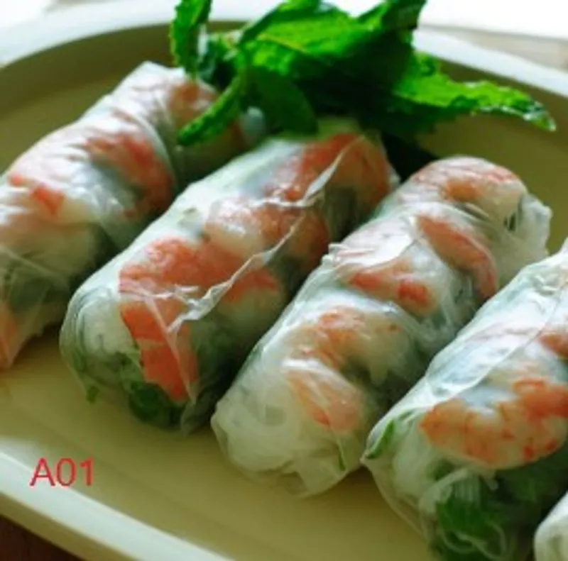 A01. Fresh Spring Rolls (2 Pcs)