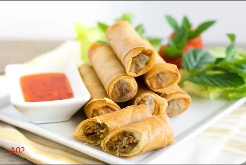 A02. Fried Egg Rolls (3 Pcs)