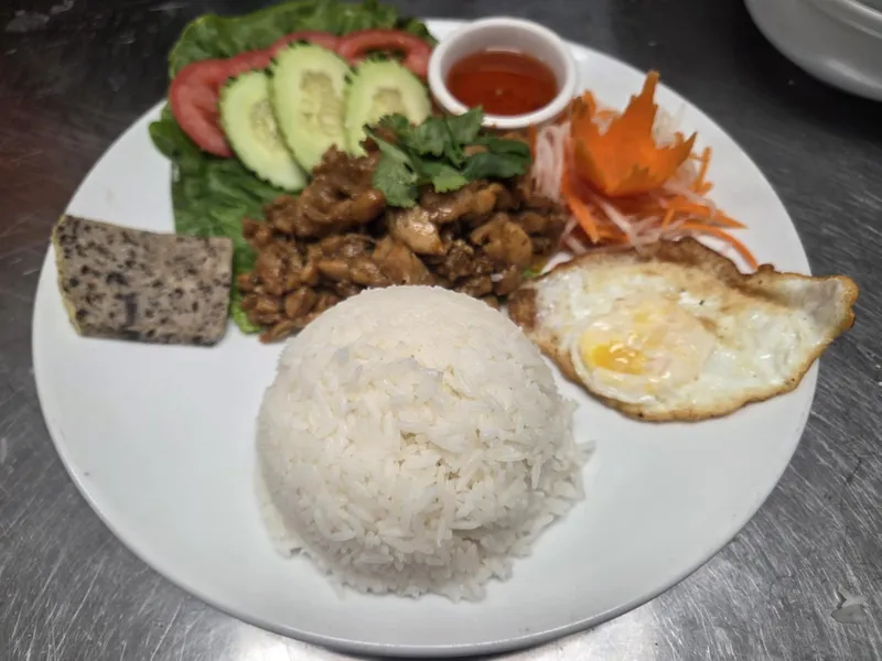 V06. House Rice Plate - Com Dac Biet