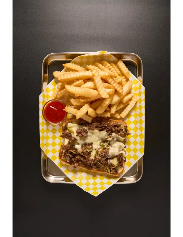 Philly with French Fries