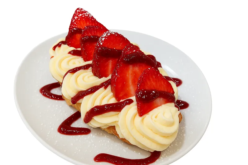 Fresh Strawberry Croffle