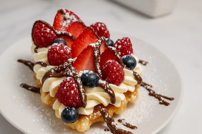 Triple Berry Croffle