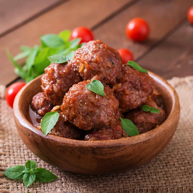 Lamb Merguez Meatballs