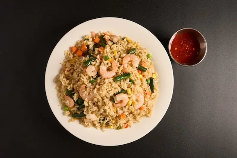 Fried Rice with French Fries