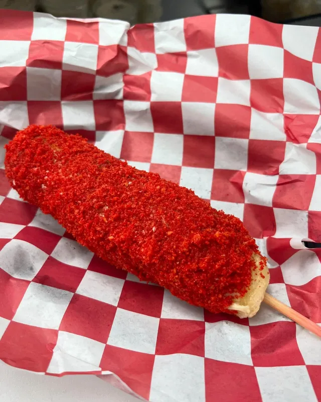 Hot Cheetos Korn Dog