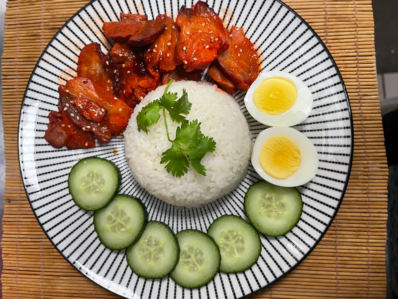 Honey Roasted Pork On Rice
