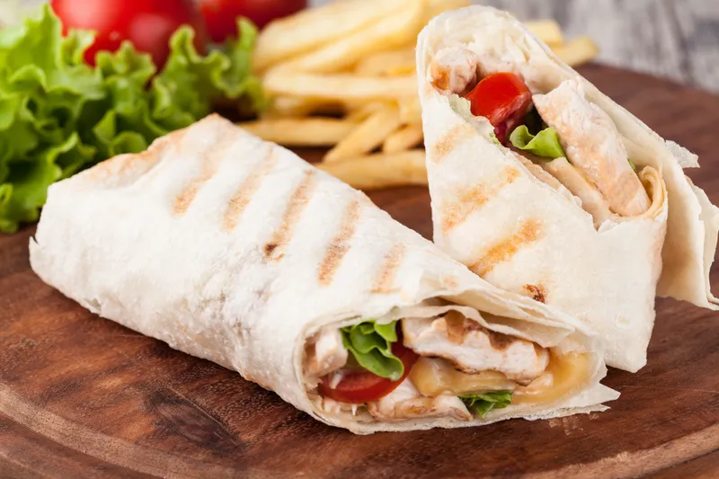 Chicken Cheese Steak Wrap