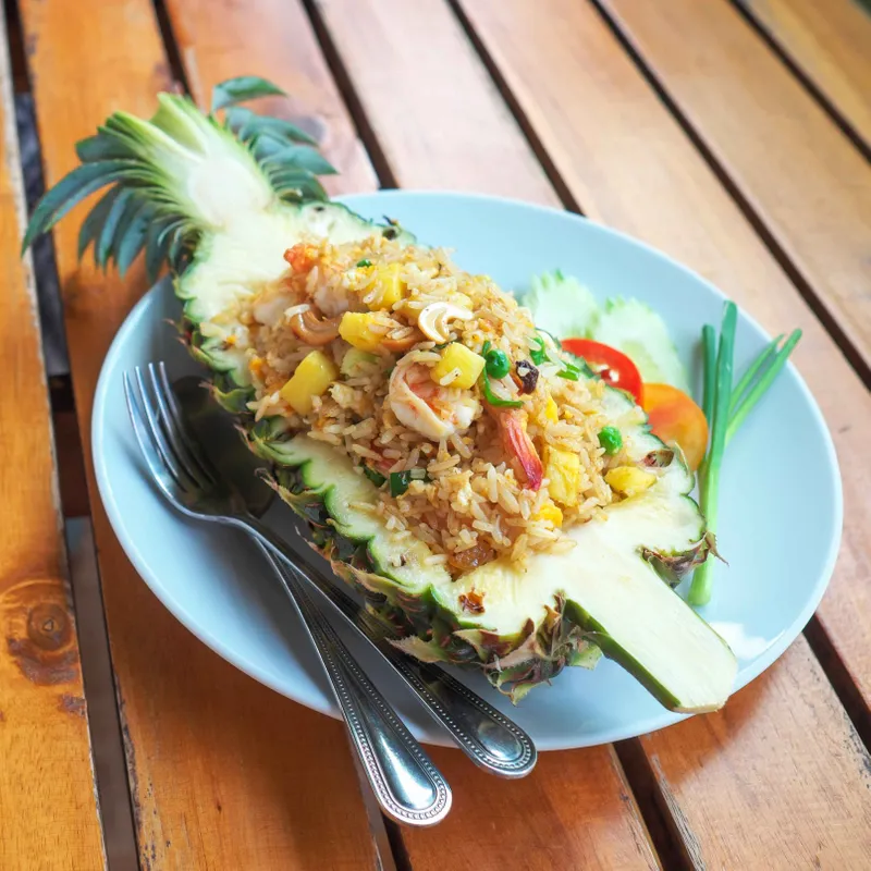Fried Rice With Pineapple