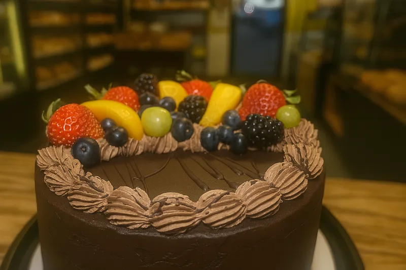 Triple chocolate cake 6 inch round