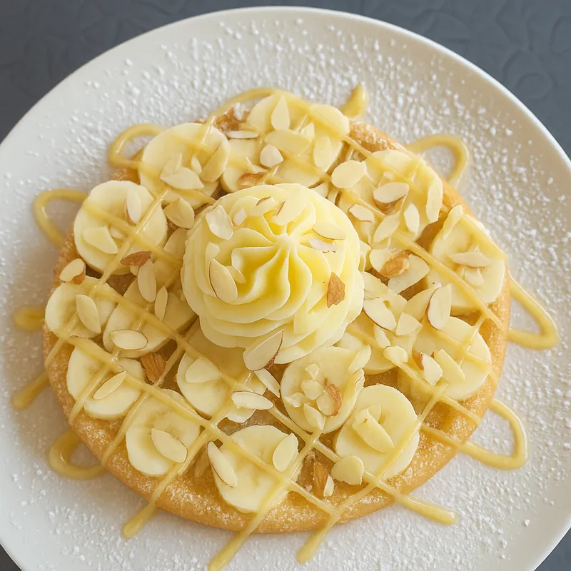 Banana & Caramel Waffle